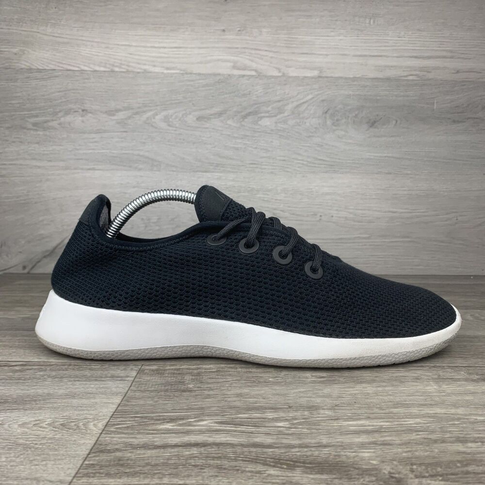Allbirds Tree Runners Men's Sneakers Size 11 Black/White , Mens walking mesh